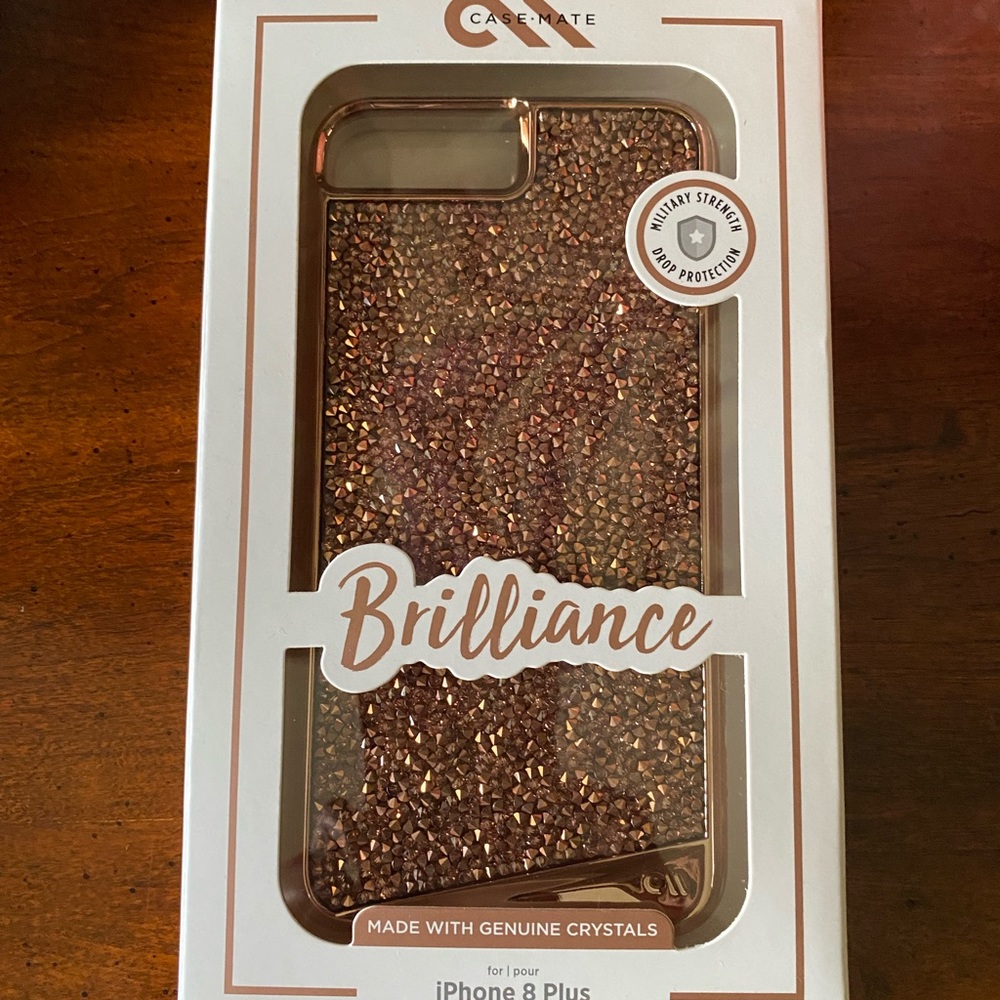 New Case mate Brilliance IPhone 8+ 7+ Case